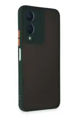 Newface Vivo Y17S Kılıf Montreal Silikon Kapak - Yeşil