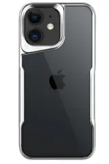 Newface iPhone 11 Kılıf Boyi Silikon Kapak - Gümüş