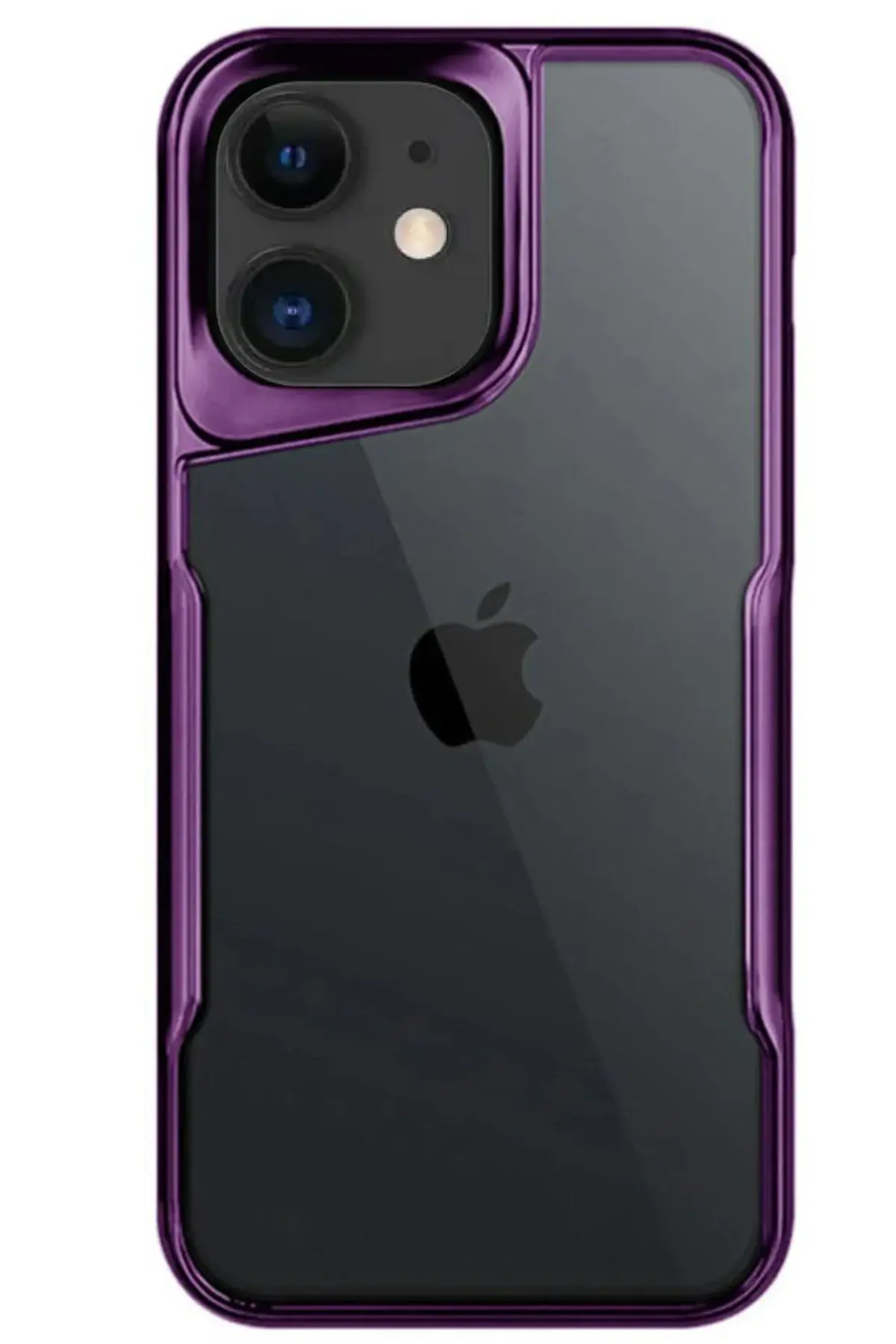 Newface iPhone 11 Kılıf Boyi Silikon Kapak - Derin Mor