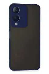 Newface Vivo Y17S Kılıf Montreal Silikon Kapak - Lacivert