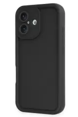 Newface iPhone 16 Kılıf Viera Silikon - Siyah