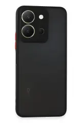 Newface Vivo Y36 Kılıf Montreal Silikon Kapak - Siyah