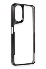 Newface Oppo A38 Kılıf Boyi Silikon Kapak - Siyah