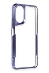 Newface Oppo A38 Kılıf Boyi Silikon Kapak - Lacivert