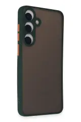 Newface Samsung Galaxy S24 Kılıf Montreal Silikon Kapak - Yeşil