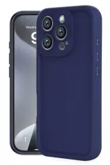 Newface iPhone 16 Pro Kılıf Viera Silikon - Lacivert