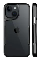 Newface iPhone 15 Kılıf Boyi Silikon Kapak - Siyah