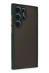 Newface Samsung Galaxy S24 Ultra Kılıf Montreal Silikon Kapak - Yeşil