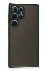 Newface Samsung Galaxy S24 Ultra Kılıf Montreal Silikon Kapak - Yeşil