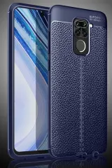 Newface Xiaomi Redmi Note 9 Kılıf Auto Focus Kapak - Lacivert