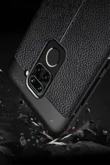 Newface Xiaomi Redmi Note 9 Kılıf Auto Focus Kapak - Lacivert