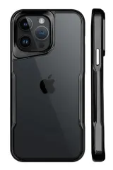Newface iPhone 15 Pro Kılıf Boyi Silikon Kapak - Siyah