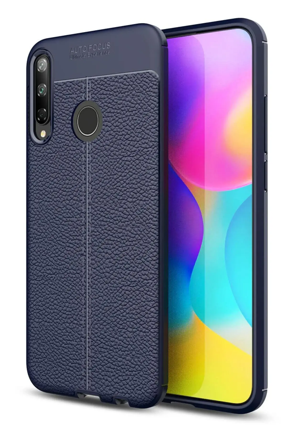 Newface Huawei P40 Lite E Kılıf Auto Focus Kapak - Lacivert