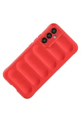Newface Samsung Galaxy A25 5G Kılıf Optimum Silikon - Kırmızı