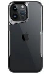 Newface iPhone 15 Pro Max Kılıf Boyi Silikon Kapak - Titan Gri