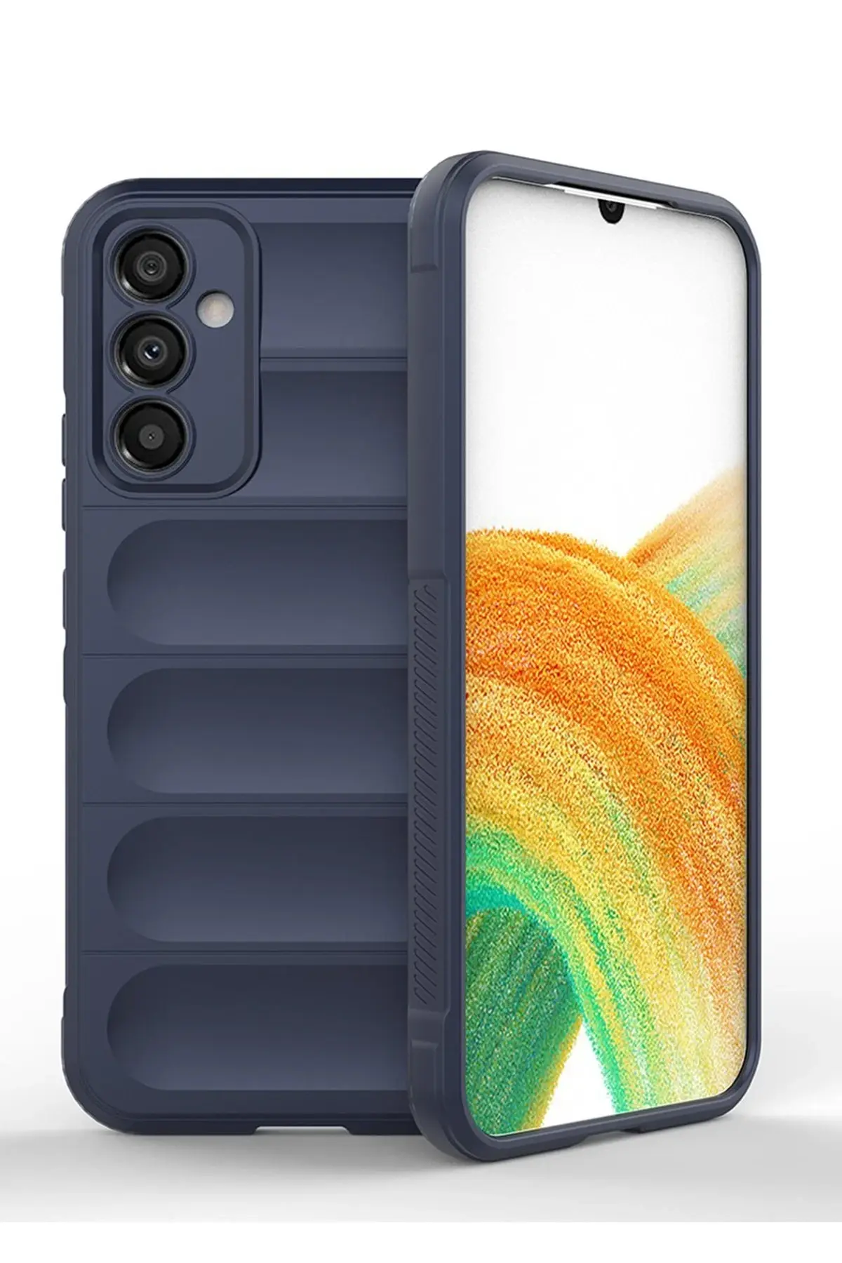 Newface Samsung Galaxy A25 5G Kılıf Optimum Silikon - Lacivert