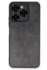 Newface General Mobile Era 30 Kılıf Aras Deri Kapak - Siyah