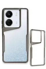 Newface Xiaomi Redmi 13C Kılıf Boyi Silikon Kapak - Siyah