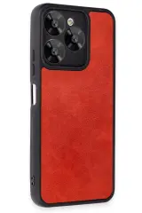 Newface General Mobile Era 30 Kılıf Aras Deri Kapak - Kırmızı