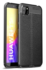 Newface Huawei Y5P Kılıf Auto Focus Kapak - Siyah