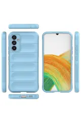 Newface Samsung Galaxy A25 5G Kılıf Optimum Silikon - Sky Blue