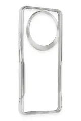 Newface Xiaomi Redmi A3 4G Kılıf Boyi Silikon Kapak - Gümüş