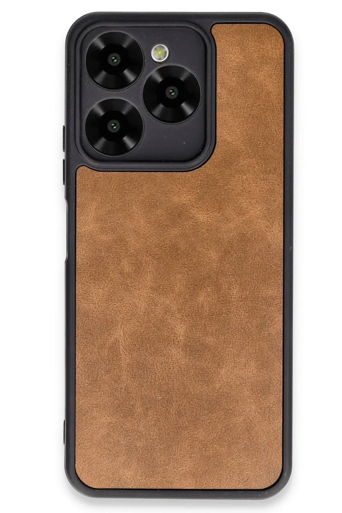 Newface General Mobile Era 30 Kılıf Aras Deri Kapak - Taba