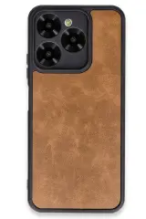 Newface General Mobile Era 30 Kılıf Aras Deri Kapak - Taba