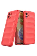 Newface Samsung Galaxy A05 Kılıf Optimum Silikon - Kırmızı