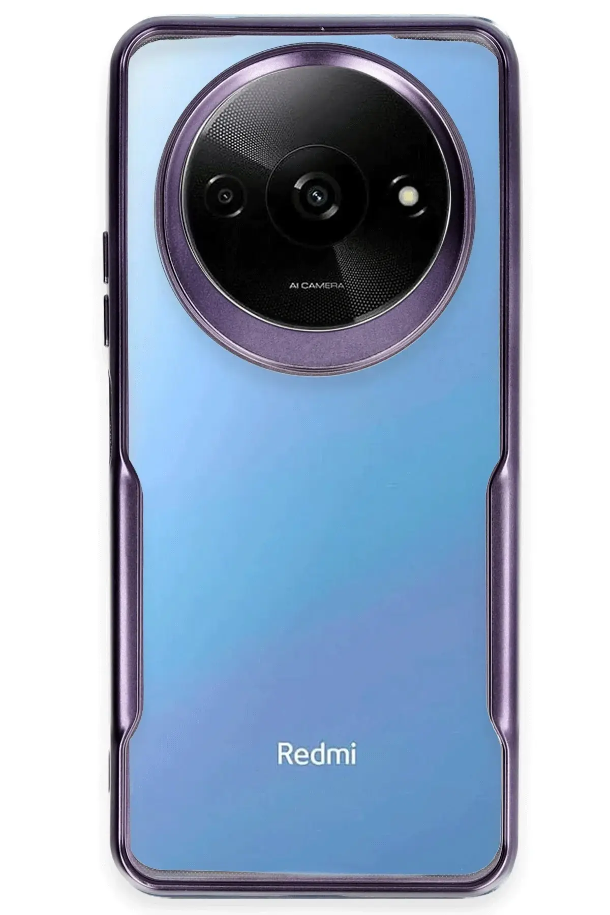 Newface Xiaomi Redmi A3 4G Kılıf Boyi Silikon Kapak - Derin Mor