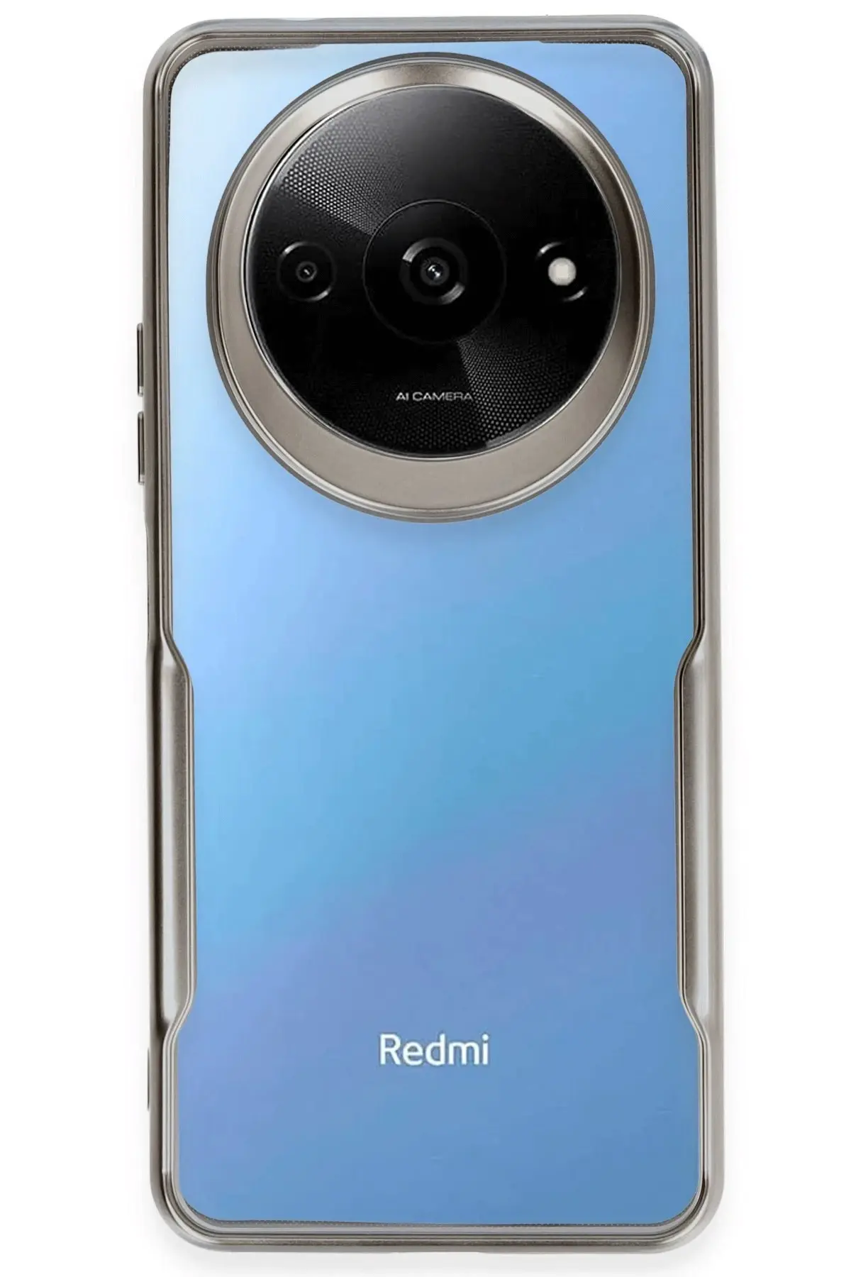 Newface Xiaomi Redmi A3 4G Kılıf Boyi Silikon Kapak - Titan Gri