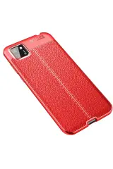 Newface Huawei Y5P Kılıf Auto Focus Kapak - Kırmızı