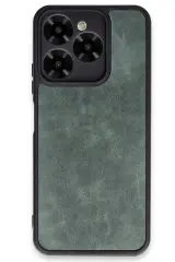 Newface General Mobile Era 50 Kılıf Aras Deri Kapak - Koyu Yeşil