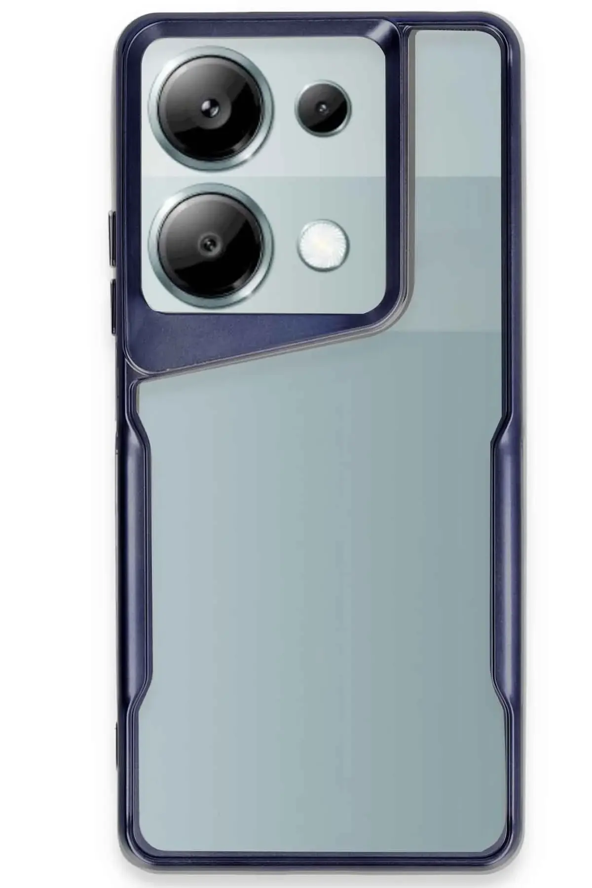 Newface Xiaomi Redmi Note 13 Pro 4G Kılıf Boyi Silikon Kapak - Lacivert