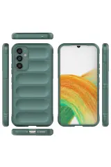 Newface Samsung Galaxy A05S Kılıf Optimum Silikon - Koyu Yeşil