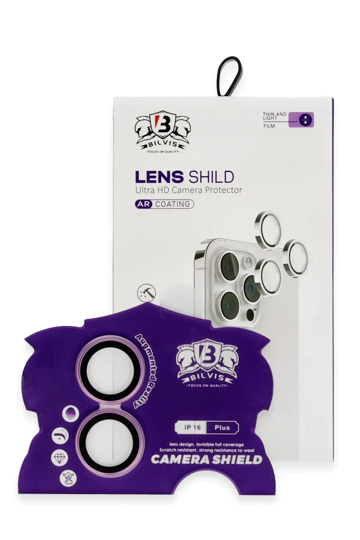 Newface iPhone 16 Bilvis Titan Kamera Lens - Pembe