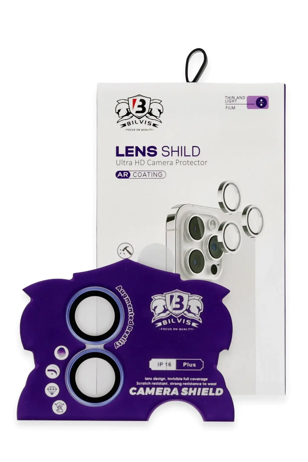 Newface iPhone 16 Bilvis Titan Kamera Lens - Mavi