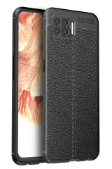 Newface Oppo A73 Kılıf Auto Focus Kapak - Siyah