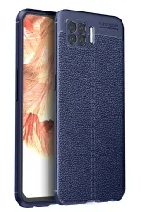 Newface Oppo A73 Kılıf Auto Focus Kapak - Lacivert