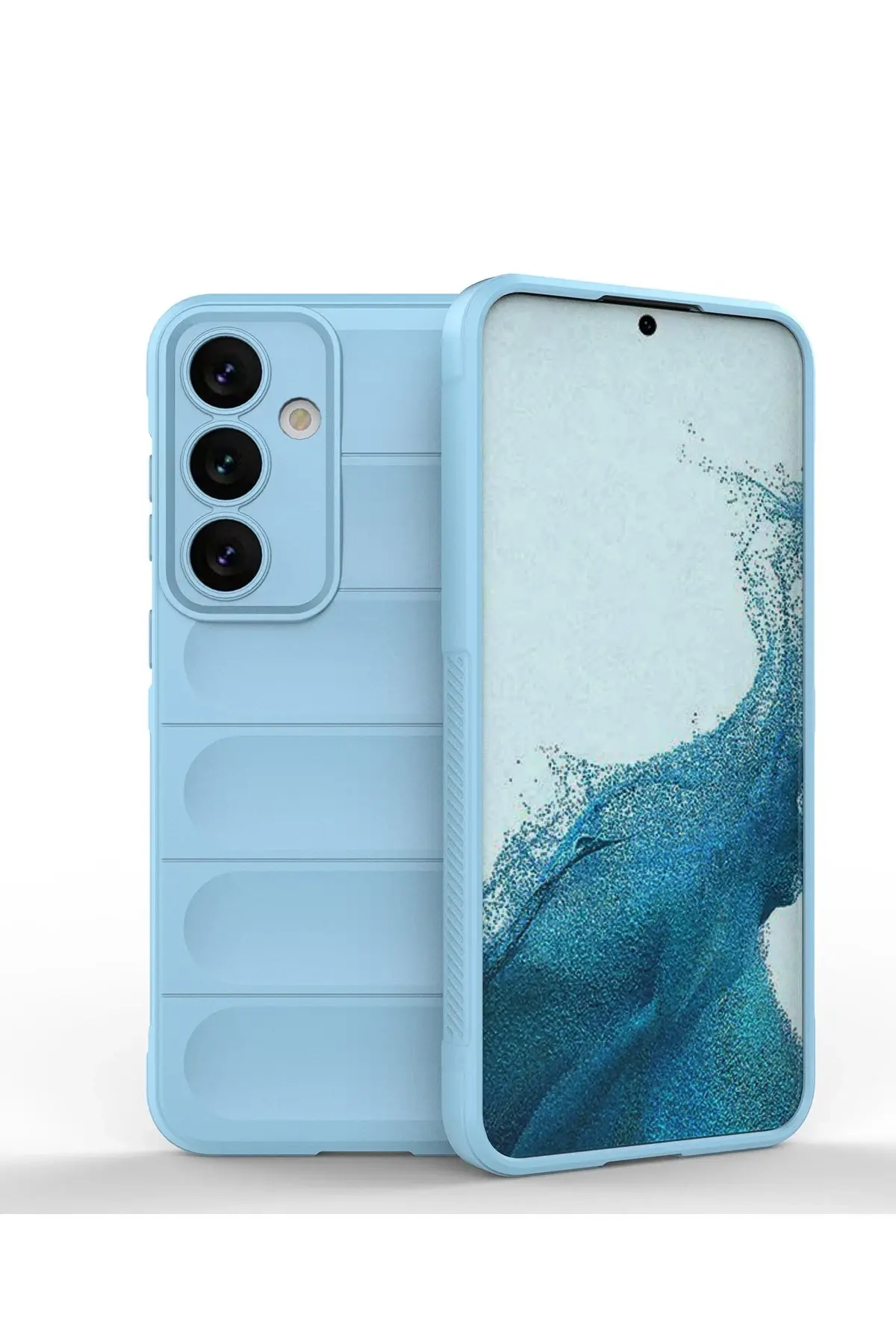 Newface Samsung Galaxy S24 Kılıf Optimum Silikon - Sky Blue