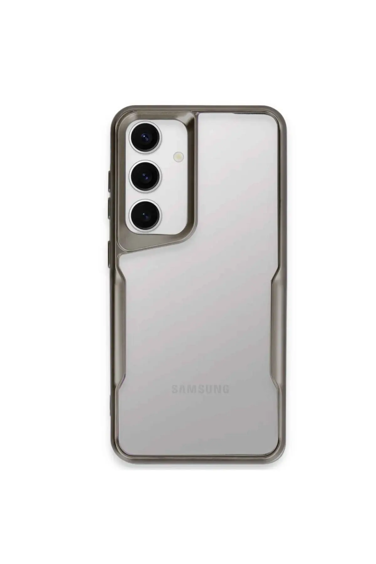 Newface Samsung Galaxy A05S Kılıf Boyi Silikon Kapak - Titan Gri