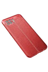 Newface Oppo A73 Kılıf Auto Focus Kapak - Kırmızı