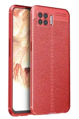 Newface Oppo A73 Kılıf Auto Focus Kapak - Kırmızı