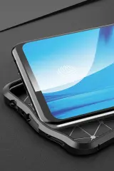 Newface Oppo Reno 4 Lite Kılıf Auto Focus Kapak - Siyah