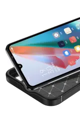 Newface Realme 12 Lite Kılıf Auto Focus Karbon Kapak - Siyah