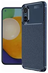 Newface Realme 12 Lite Kılıf Auto Focus Karbon Kapak - Lacivert