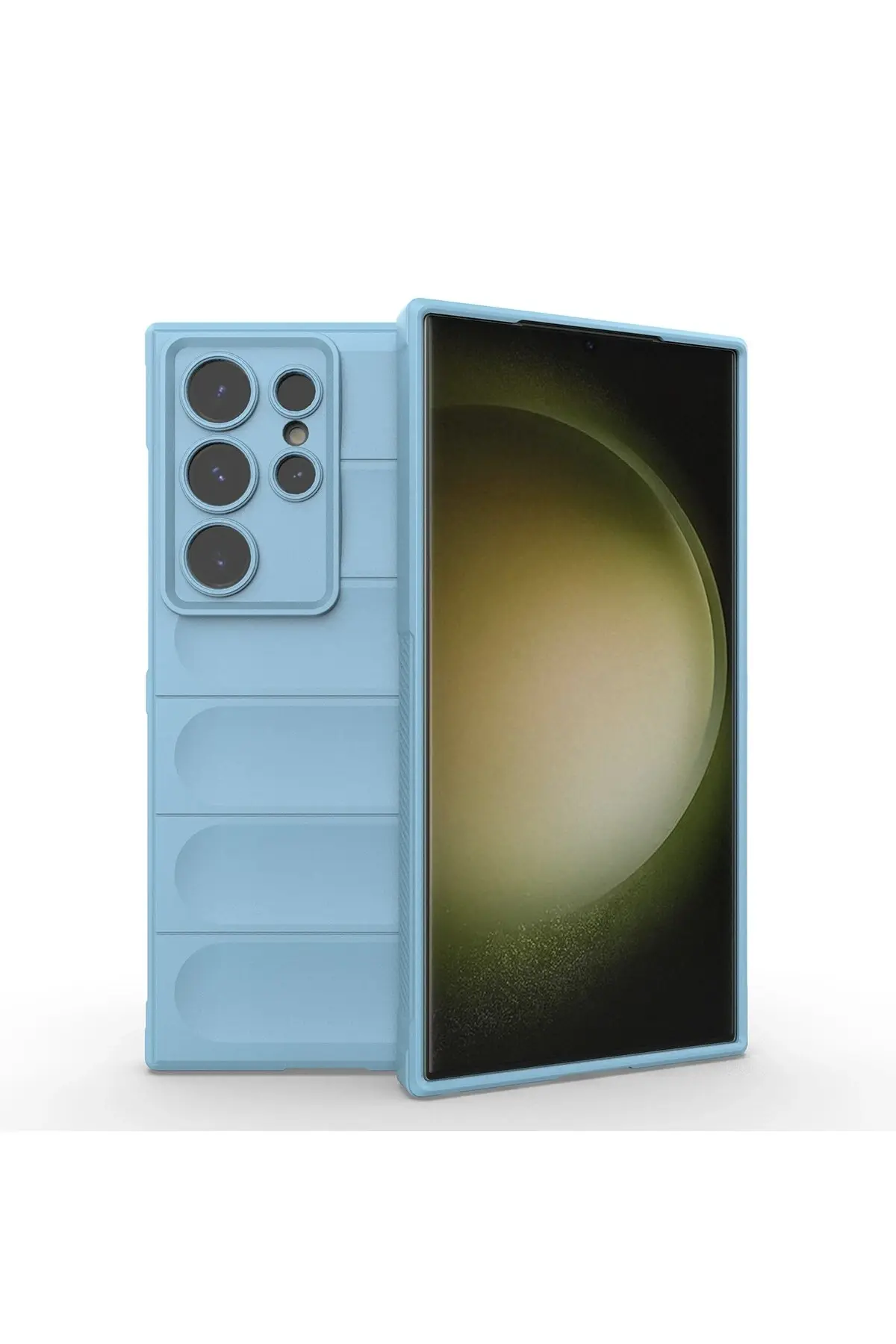 Newface Samsung Galaxy S24 Ultra Kılıf Optimum Silikon - Sky Blue