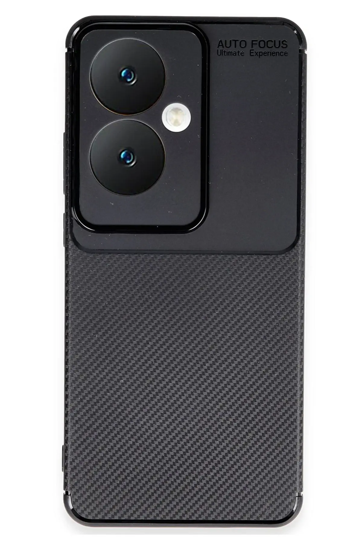 Newface Oppo Reno 11F Kılıf Auto Focus Karbon Kapak - Siyah