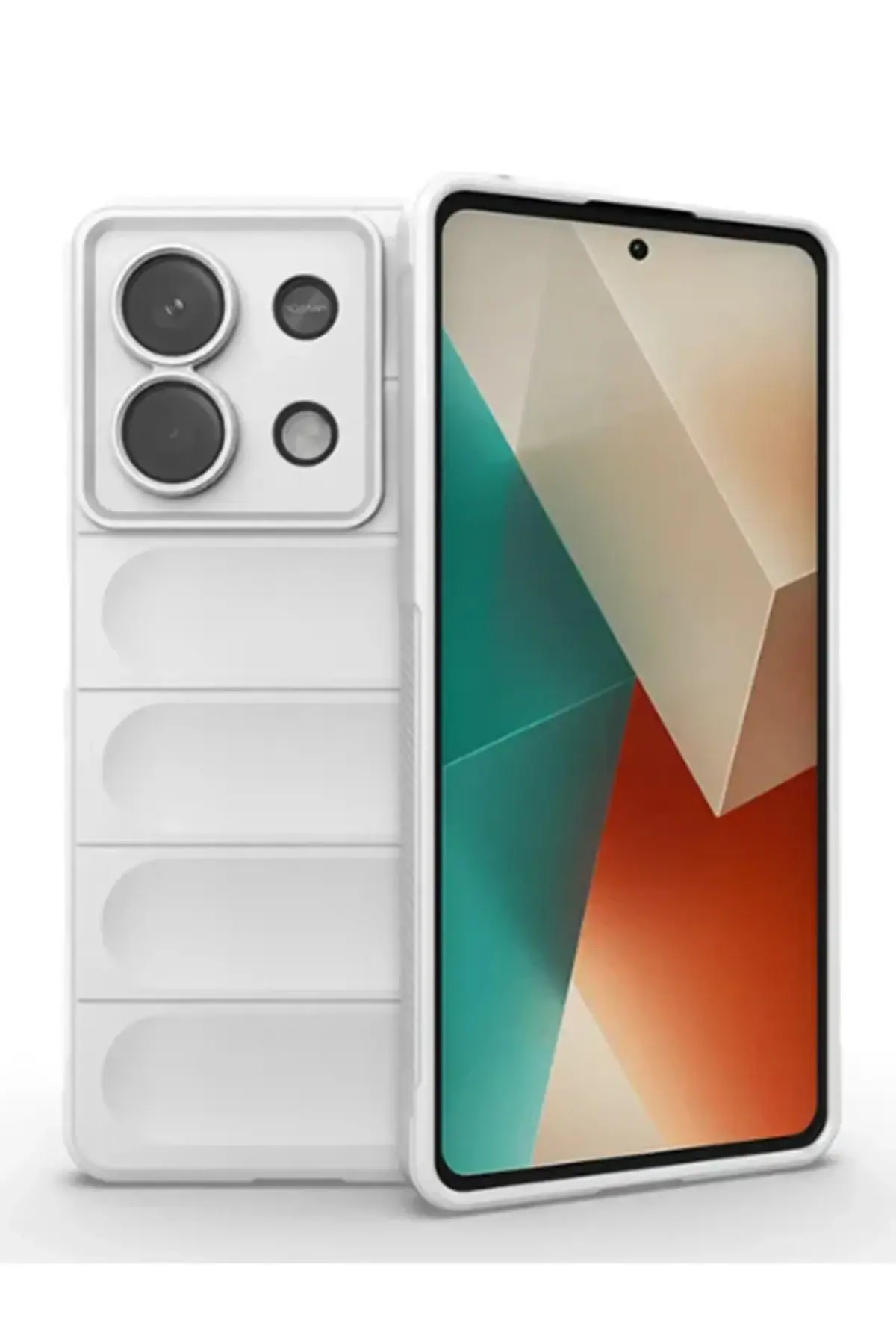 Newface Xiaomi Poco X6 Kılıf Optimum Silikon - Krem