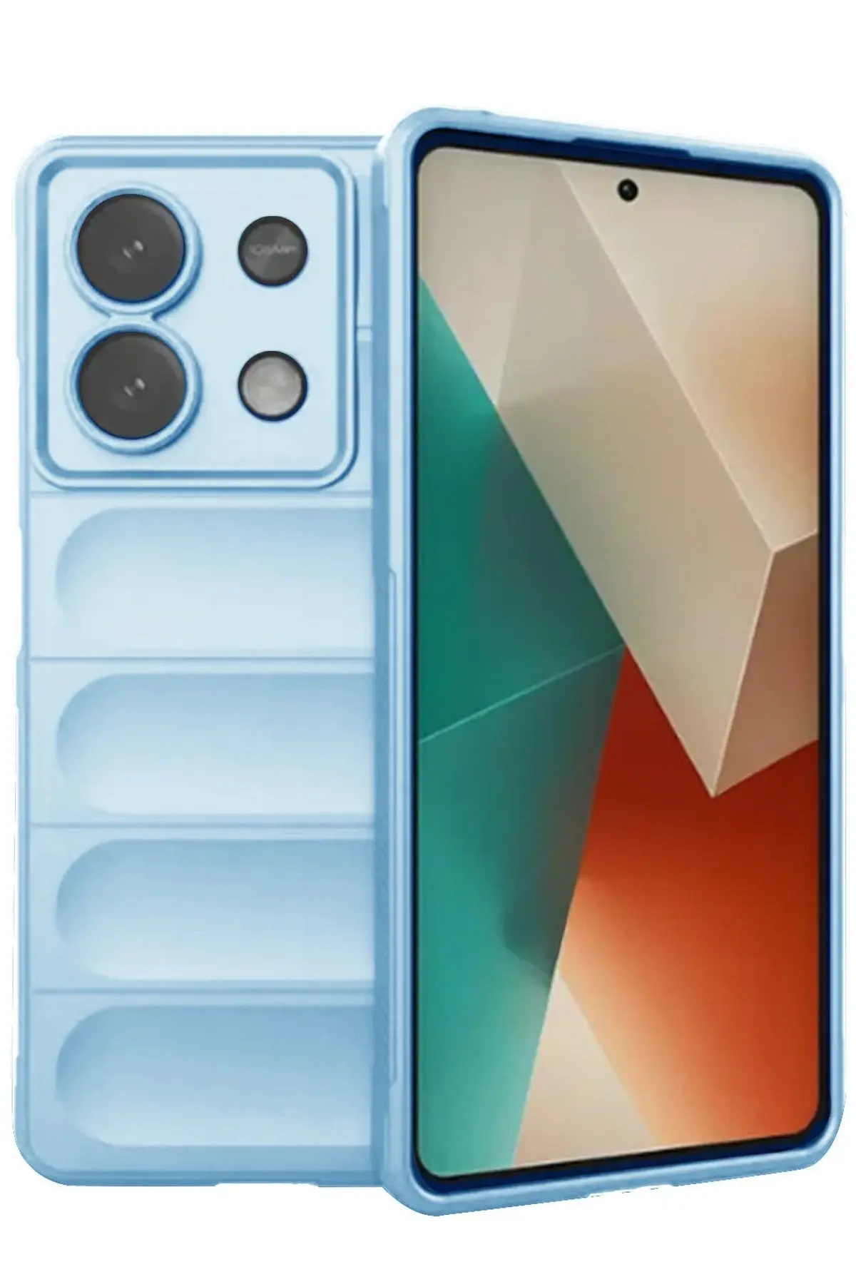 Newface Xiaomi Poco X6 Kılıf Optimum Silikon - Sky Blue